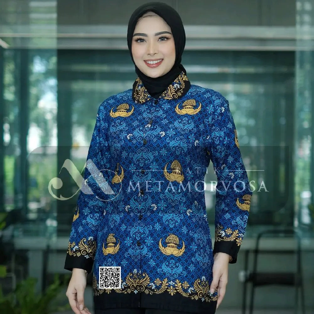 baju korpri wanita terbaru katun c40s halus full furing katun erro