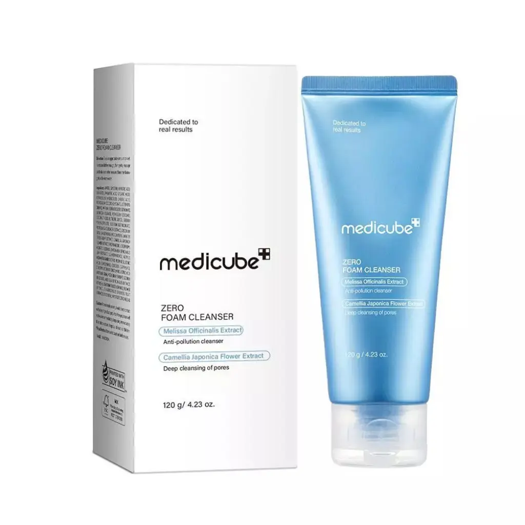(Thịnh hành) Sữa rửa mặt nhỏ lỗ chân lông Medicube ZERO FOAM CLEANSER 120g Nữ Skincare