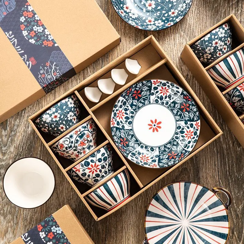 Japanese Bowl Style  set / Set mangkuk keramik ala jepang / set mangkuk jepang mangkuk hampers