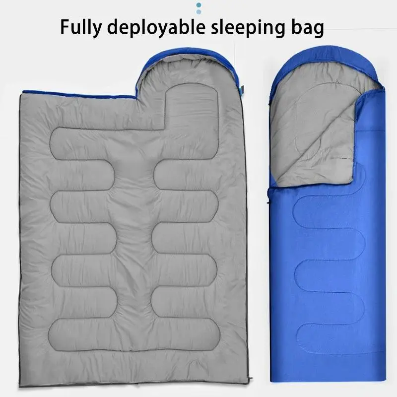 Portable Outdoor Sleeping Bag, Lightweight & Warm Sleeping Bag, Comfortable Sleeping Bag for Hiking, Team Travel, Climbing, Off-road, Self-driving 1