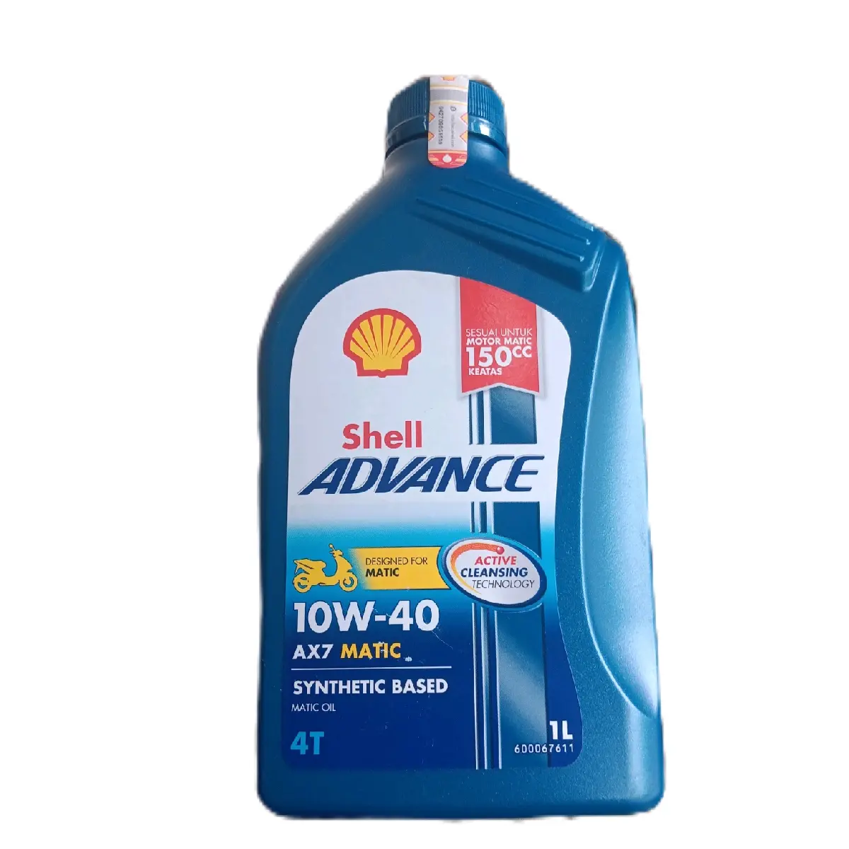 Shell AX7 Matic 10-40 1 liter Kendaraan