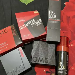 OMG Oh My Glam Matte All Day : Cushion, Two Way Cake, Setting Spray - Tahan Lama & Bebas Crack Seharian