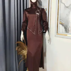 Aveline Dress Terbaru Gamis Muslim Simpel Mewah Elegan Full Payet Dress Pesta Kondangan Lebaran Wanita Rok Mermaid Size M L XL