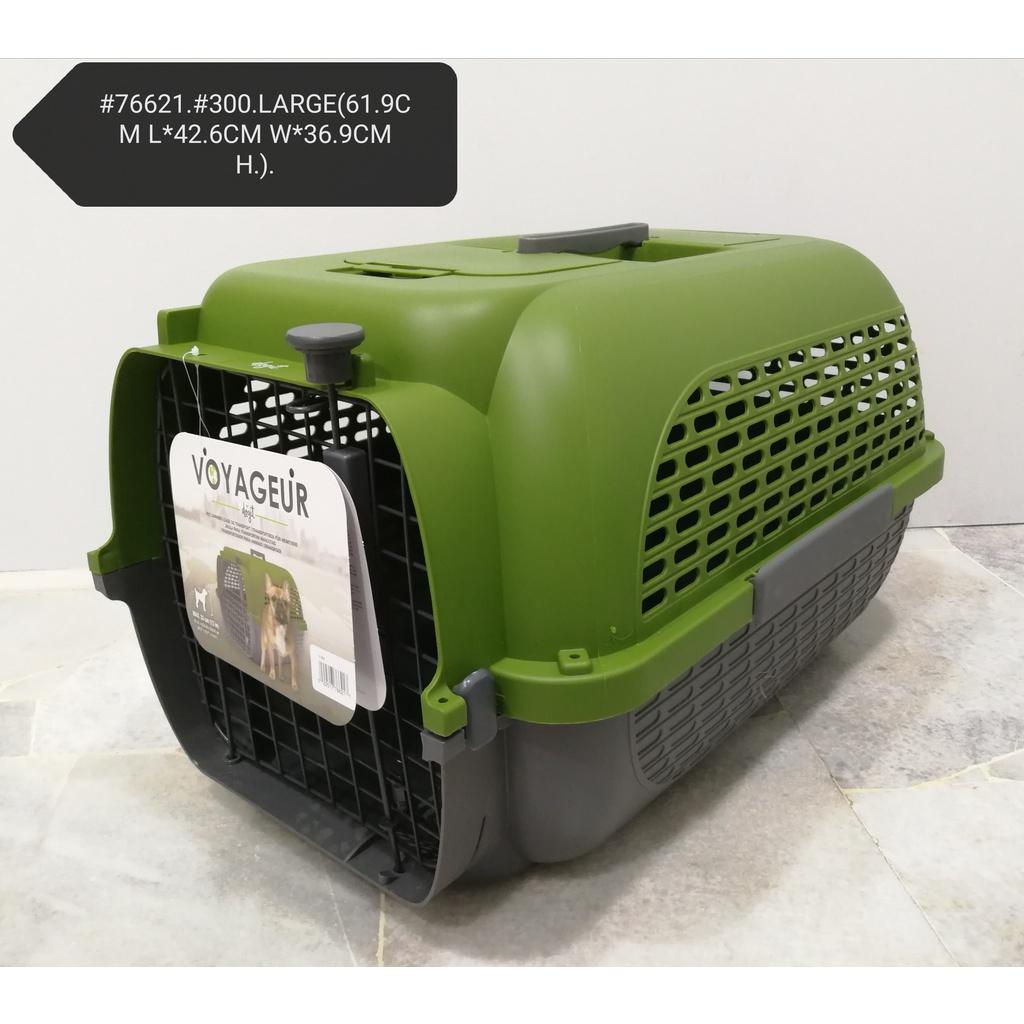 Voyageur #300 L Pet Carrier Flight Cage Green Cat Rabbit Dog [CatIt DogIt] Sangkar Kucing