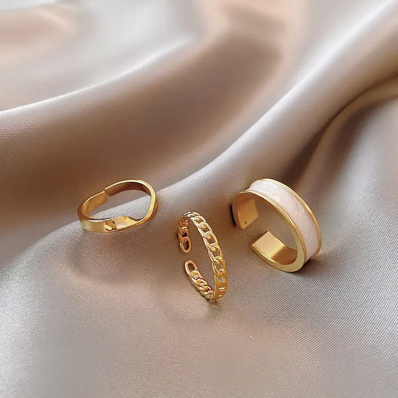 EMLYS.studio - BECKY RING adjustable - Cincin 3pcs 1 Set 4