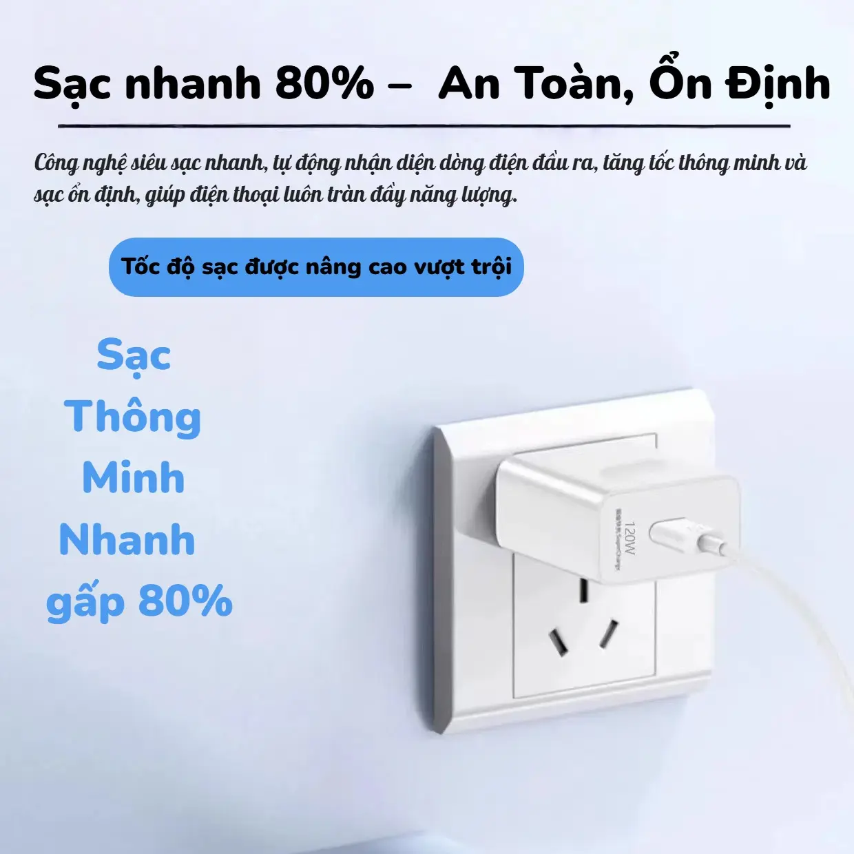 Bộ sạc cổng USB, sạc nhanh, thích hợp cho nhiều dòng điện thoại, phích cắm Hoa Kỳ tiêu chuẩn