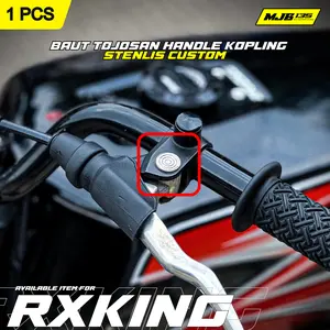 BAUT TOJOSAN HANDLE KOPLING UNIVERSAL MODEL SPIRAL SLIM STENLIS CUSTOM ( 1 SET BAUT MUR )