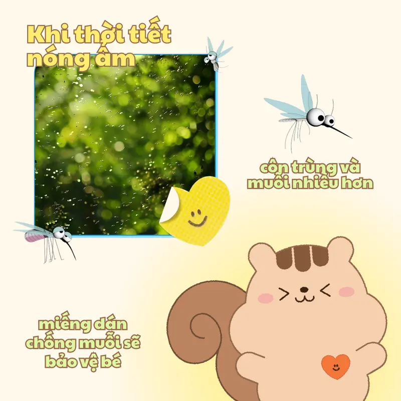 Product Introduction of [Mua 5 tặng 1/ Mua 8 tặng 2] Set 8 sticker dán chống muỗi, côn trùng Dotori Trái tim cho Bé và Gia đình 0
