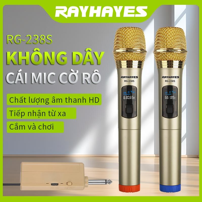 Rayhayes Micro Không Dây Chính Hãng Cho Videoke Dual Micro Cầm Tay Karaoke Chuyên Nghiệp