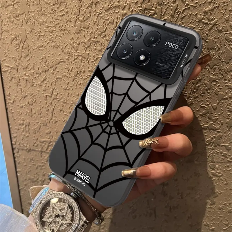 Casing Hp Hardcase Spiderman For Redmi K70E POCO X6PRO(5G） Marvel Case Glossy 2