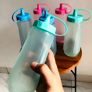 Botol Kecap/Botol Mayonais/Botol Sause Ukuran Besar pp food grade ungu + pisau