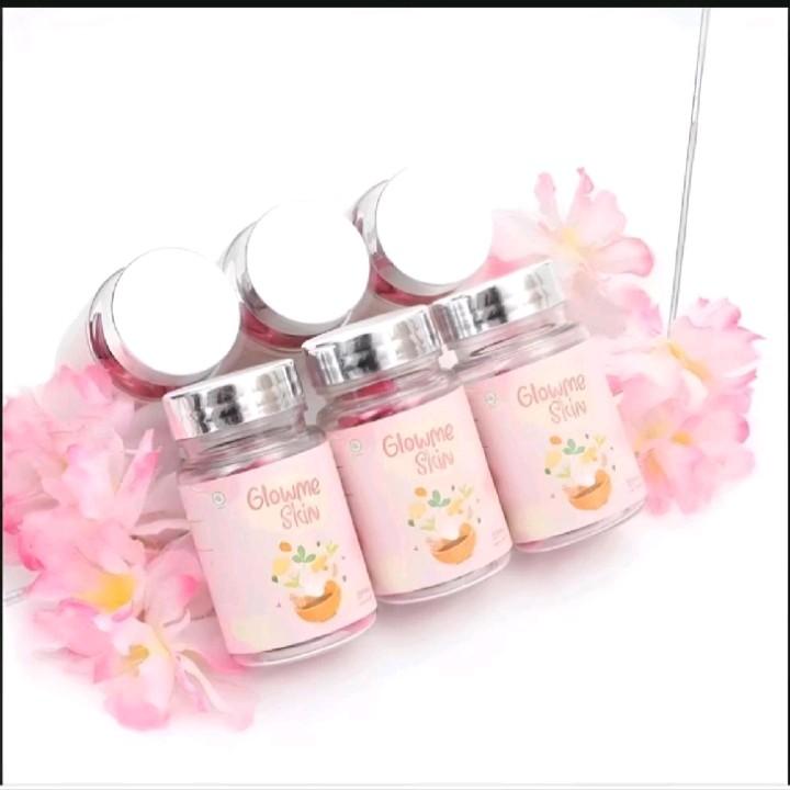 Noera Glow Me Skin Whitening Capsule BPOM | Kapsul Pemutih Obat Jerawat Dan Memutihkan kulit 3