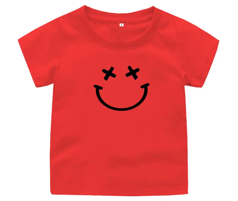KAOS ANAK Smile Distro Atasan SABLON DIGITAL Baju 5