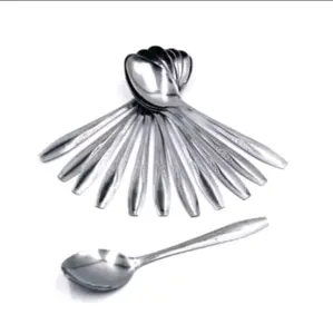 12 Pcs Sendok Garpu Stainless Steel Tahan Lama Praktis dan Efisien untuk Memenuhi Kebutuhan Dapur - Kitchenware