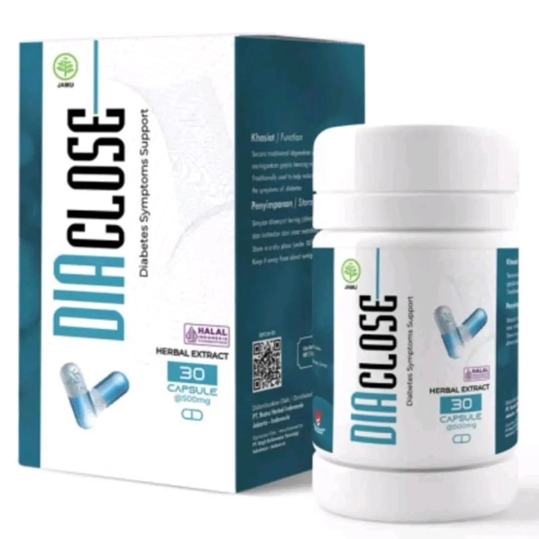 DIACLOSE ASLI ORIGINAL OBAT SUPLEMEN KESEHATAN DIABETES REMATIK MENGATASI ASAM URAT dan MENURUNKAN KADAR KOLESTROL BEBAS GULA DARAH DIA-CLOSE ALAMI BPOM OFFICIAL STORE
