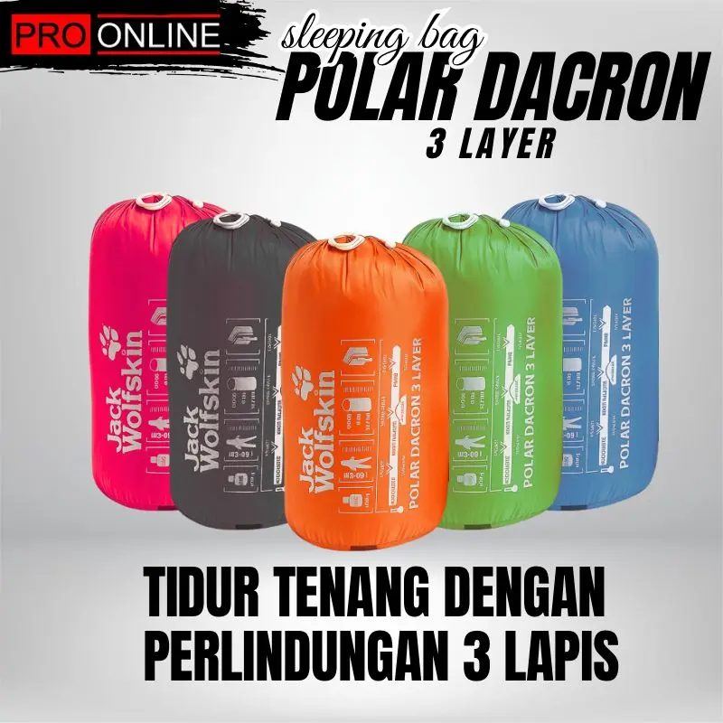 [Bisa COD] Sleeping bag 3 layer camping outdor tebal dan murah / selimut kemping gunung  3 lapis Tikar