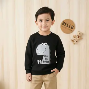Sweater Crewneck Anak Call Me Roar Usia 3-8 Tahun Murah Dengan Desain Dinosaurus Lucu Fashion