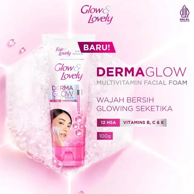 Glow & Lovely Dermaglow Faical Foam 100gr 0