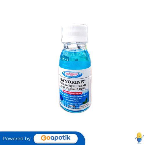 Gambar SANORINE BIRU OBAT KUMUR 80 ML dari Apotek Indosehat Depok by GoApotik Kota Depok Tokopedia