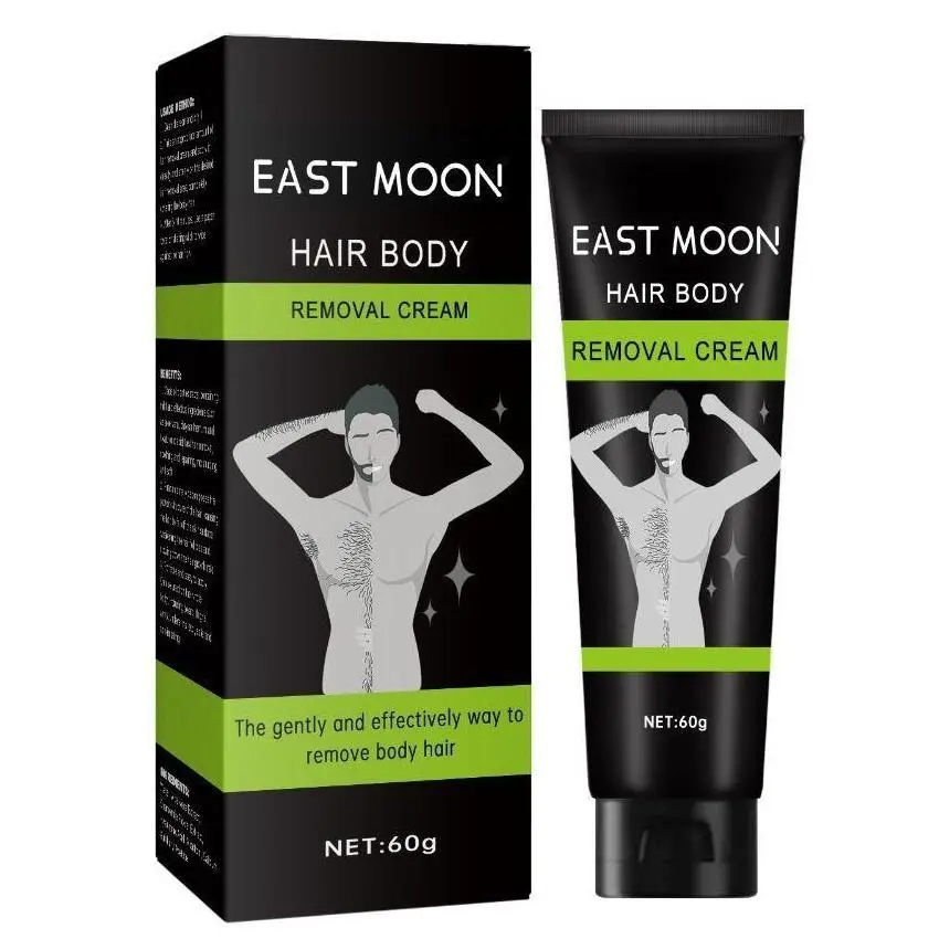 Kem Tẩy Lông, 60g, Dành Cho Nam Giới, Cải Thiện Da Mịn, Dụng Cụ Làm Đẹp, Thích Hợp Cho Cánh Tay Và Chân, Kem Tẩy Râu Và Lông Ria Mép