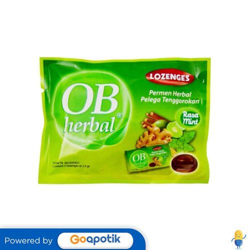 Gambar PERMEN OB HERBAL PACK ISI 5 PCS dari Apotek Clara Jaya By GoApotik Kota Administrasi Jakarta Timur Tokopedia