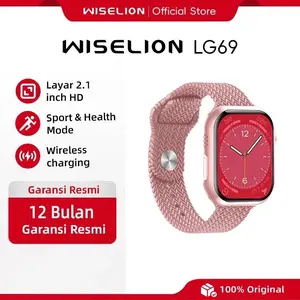 Smartwatch WISELION Bluetooth LG69 Pro Max | Sport & Health Mode | Hi-Fi Sound | Music Express | Wireless