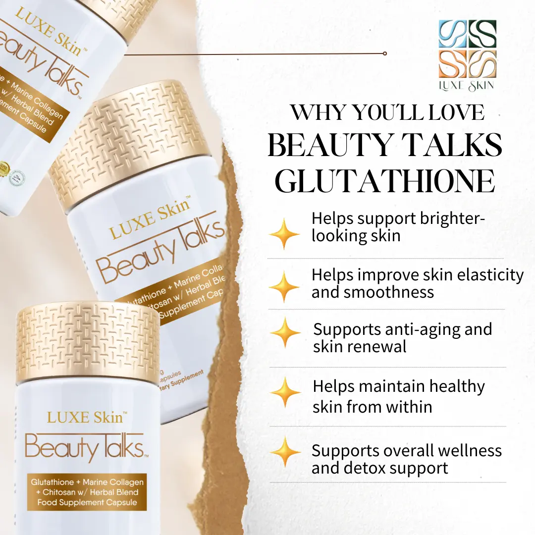 luxe skin beauty talks glutathione Luxe Skin Beauty Talks Chitosan Glutathione 60 caps main image 0