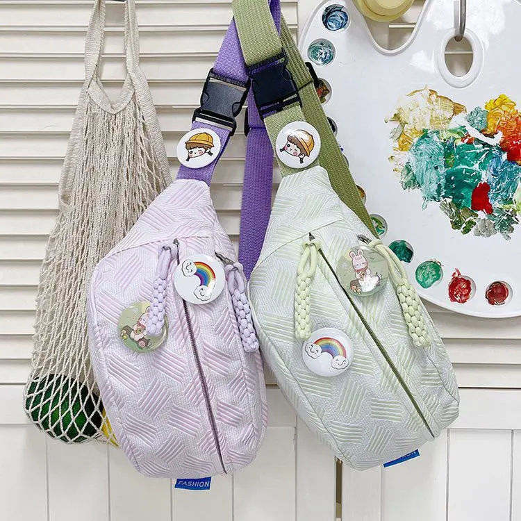 Super cheap and popular cute crossbody waist bag, Japanese ins fresh and versatile women's forest style girl chest bag