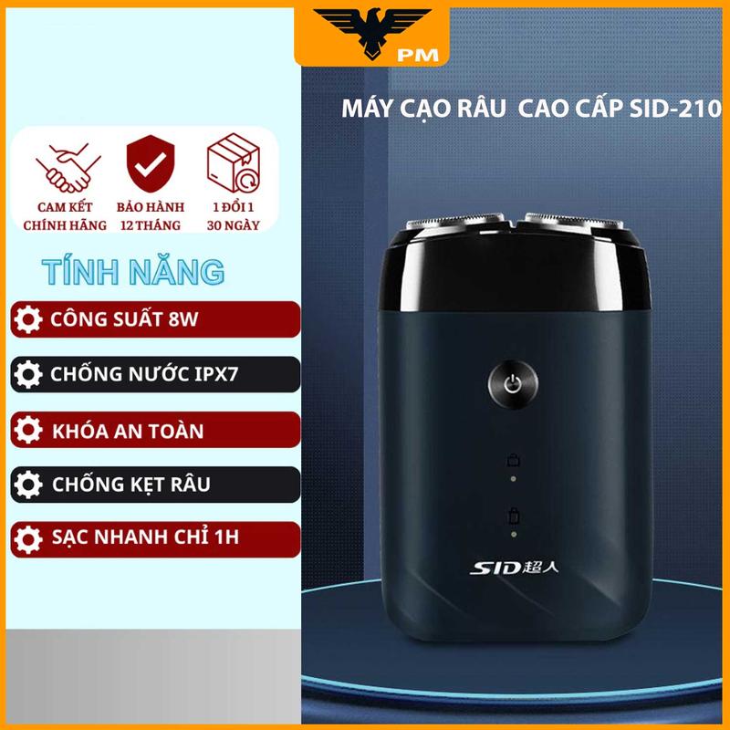Máy cạo râu mini cao cấp hãng SID RS210 / RS215 thiết kế sang trọng, lưỡi dao sắc bén. bảo hành 12 tháng