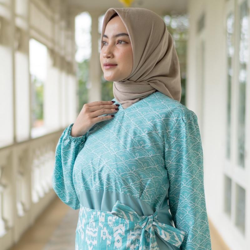 MEYDEND - Kahiyang Dress Batik Gamis Wanita Dewasa Bahan Katun 2