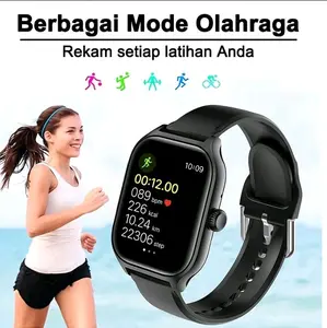 Jam Tangan Smartwatch dengan Berbagai Mode Olahraga Rekam Setiap Latihan Anda Fitur Kesehatan dan Aktivitas