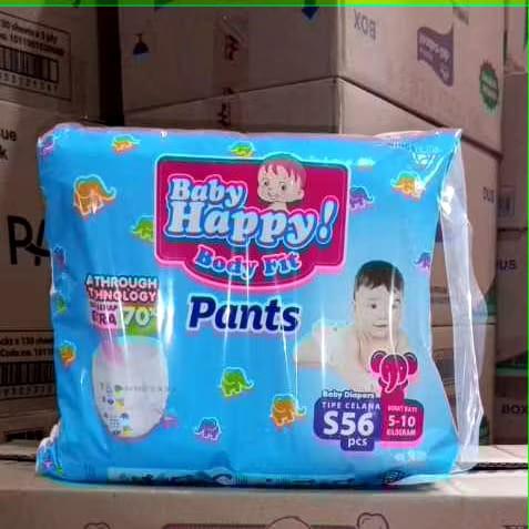 Product Introduction of [MURAH 2025] PAKET 3 BALL BABY HAPPY PANTS S40 M32 L28 XL26 XXL24 JUMBO 2 BALL S56 M48 L42 XL38 popok diaper bayi celana 6