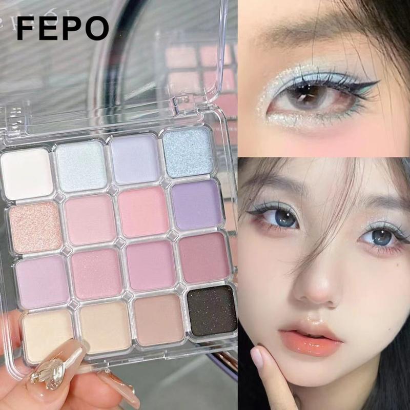 Bảng Phấn Mắt 16 Màu Màu Khỏa Thân Lâu Dài Lấp Lánh Mờ Phấn Mắt Pallete Shimmer Trang Điểm