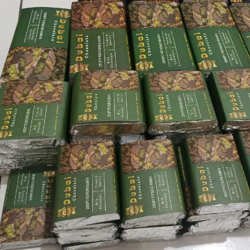 Coklat Dubai C21 Hijau | Dubai Chocolate C21 | Pistachio Kunafa Cokelat viral 6