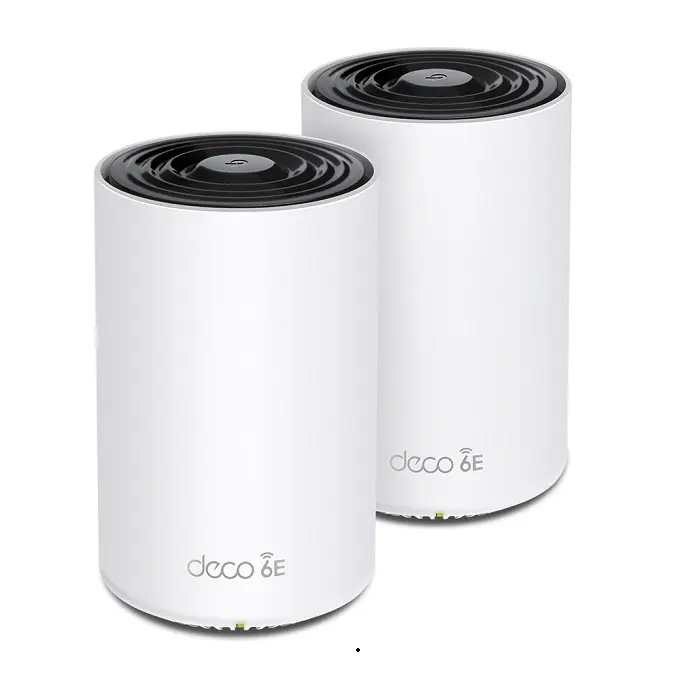 TP-LINK Deco XE75 2-Pack AXE5400 Tri-Band Mesh Wi-Fi 6E System ( Pack of 2 )- 3 Year TP-Link Singapore Warranty