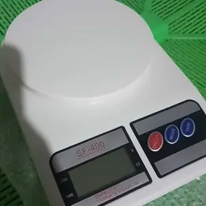 Timbangan Dapur 10Kg Kue Digital Bonus Baterai Portable Kitchen Scale Sf400