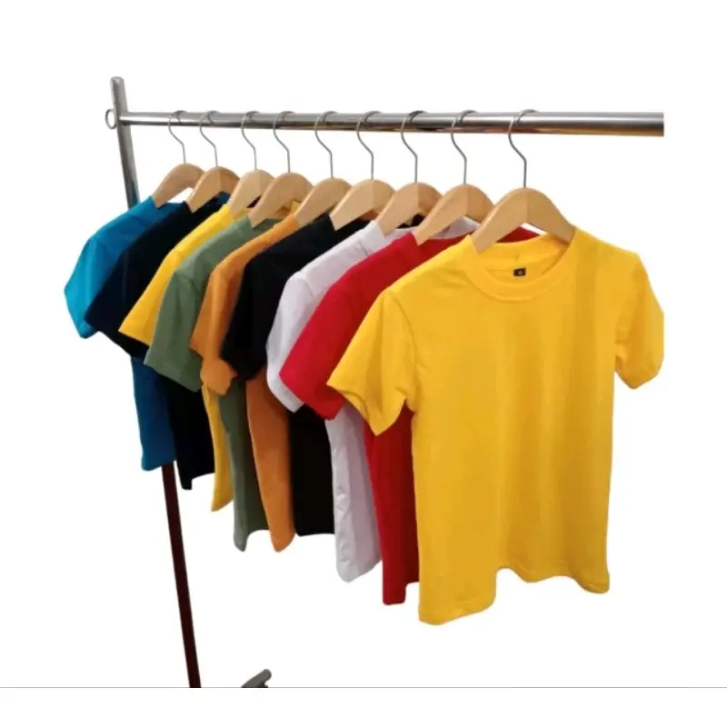 Kaos Polos Anak Baju Polos Anak Pria Wanita Kaos Polos Anak Bahan Cotton Combed 30s Fashion Anak Baju Basic Tee Anak T-shirt anak distro baju anak branded polos Polosan Anak Atasan Anak 3