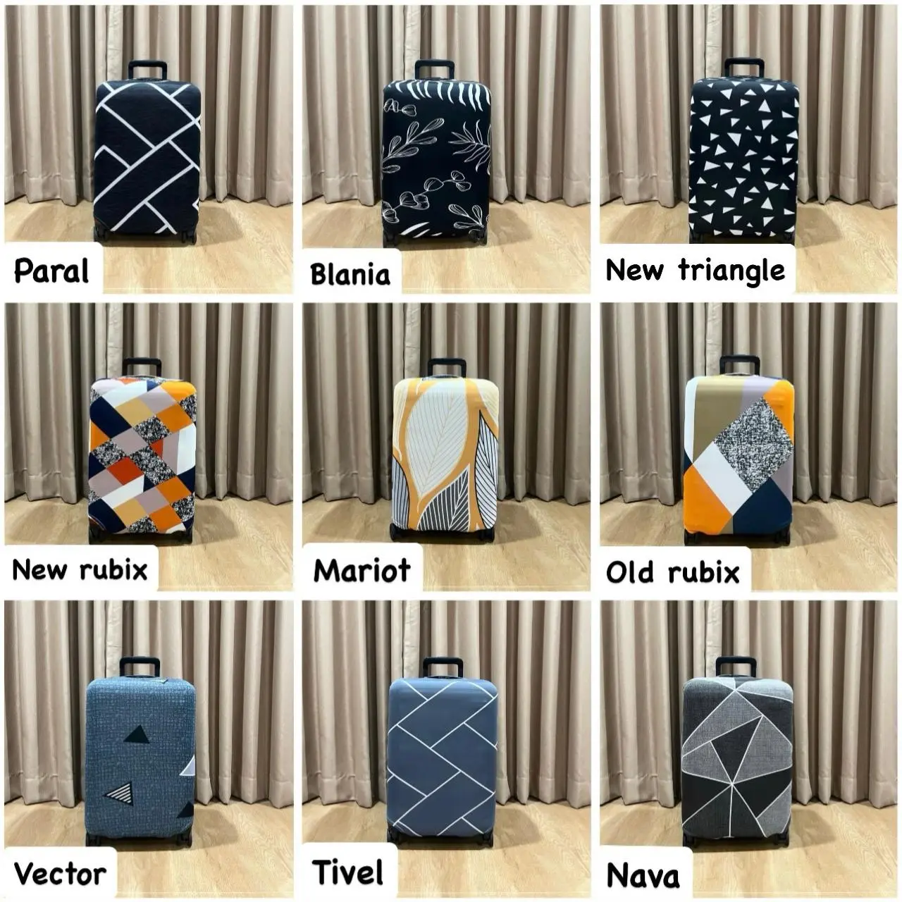 sarung koper / cover koper / pelindung koper polyester ELASTIS