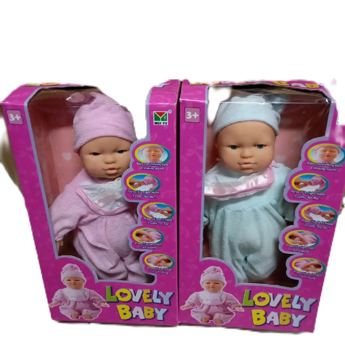 Mainan anak Boneka yang bisa berkedip-maianan Boneka LOVELY BABY Dolls Hadiah Toys