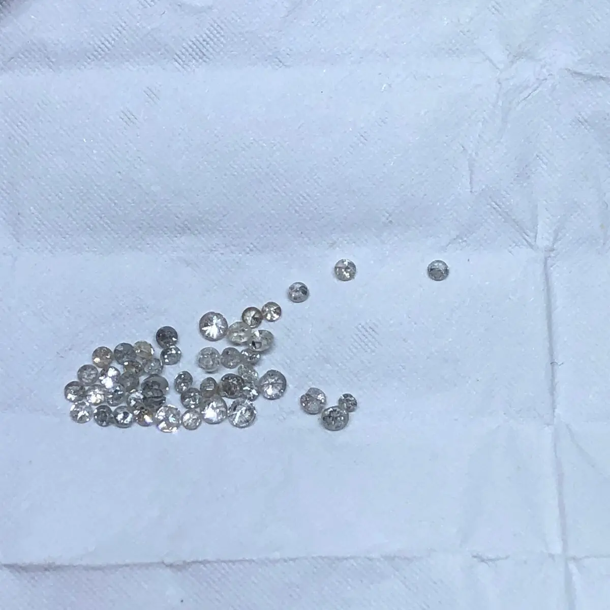Natural diamond berlian kecil kecil buat koleksi atau mata cincin natural origin