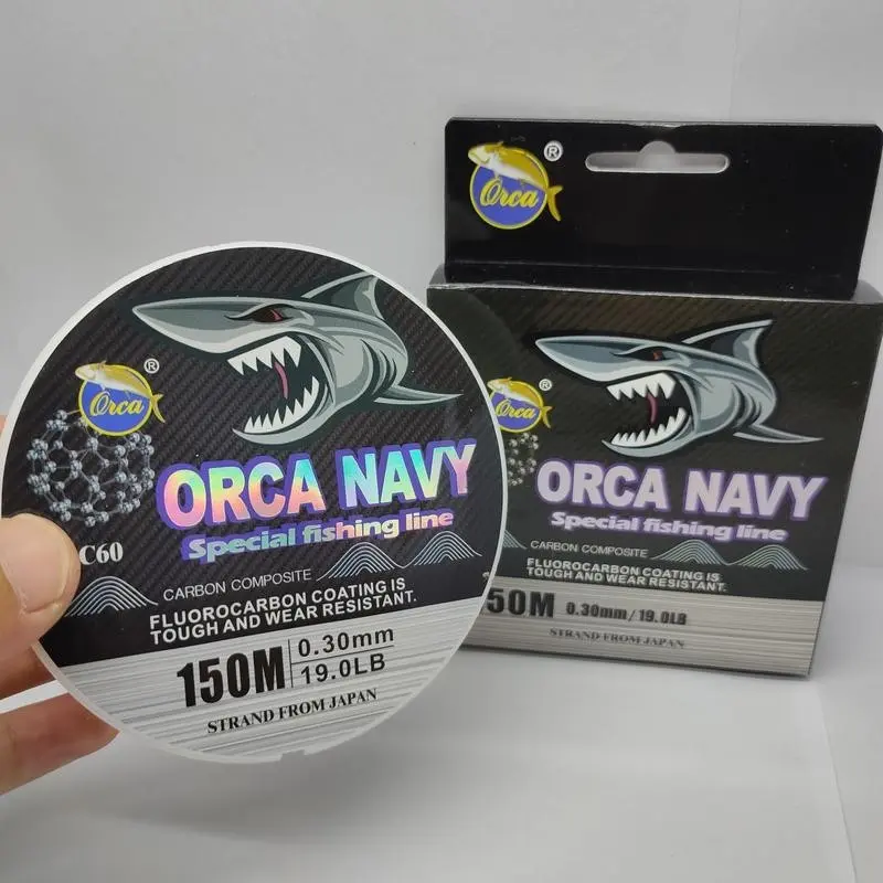 Senar Pancing Orca Navy Flourocarbon 150M 8