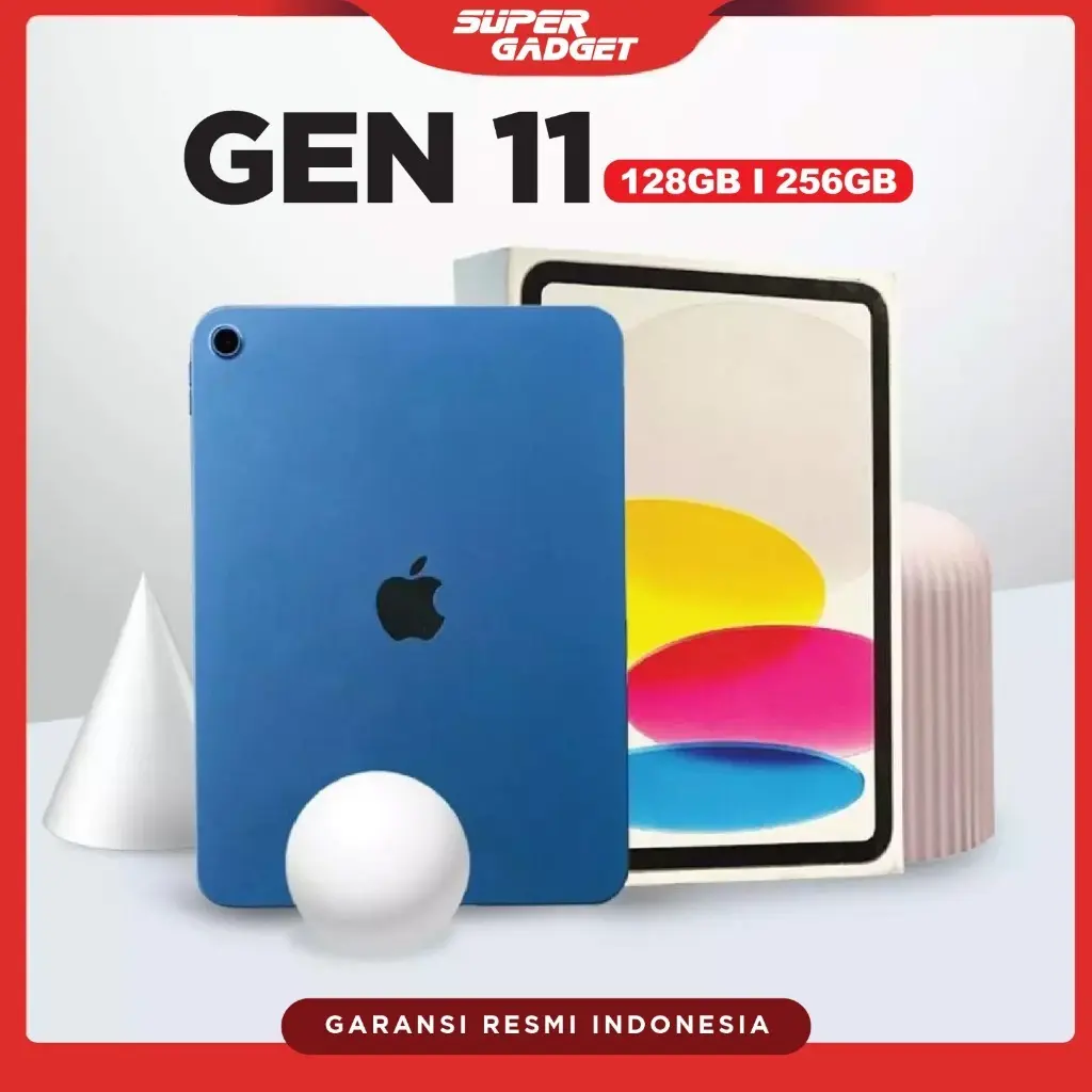 Apple iPad 11 Chip A16 WIFI / Cellular 128GB Generasi 11Th Tablet Garansi Resmi