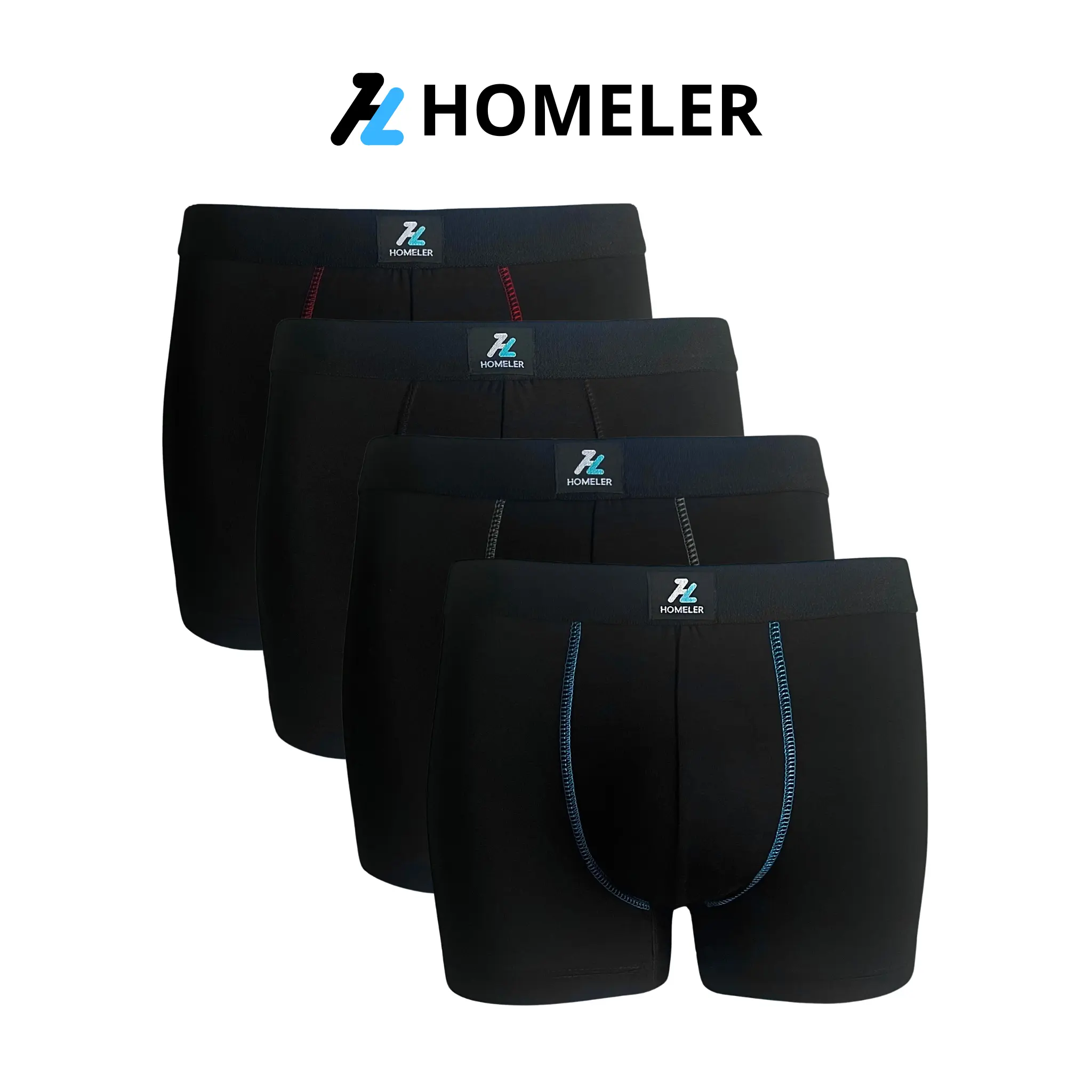 Homeler Celana Dalam Pria Boxer 1 Box Isi 4 Pcs BX HL-306