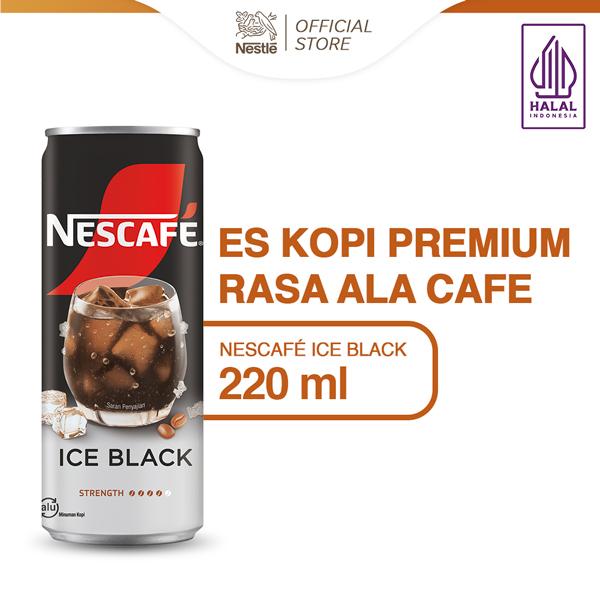 Gambar NESCAFE Kopi Minuman Kaleng Rasa Ice Black 220ml dari Nestle Indonesia Kota Tangerang Tokopedia