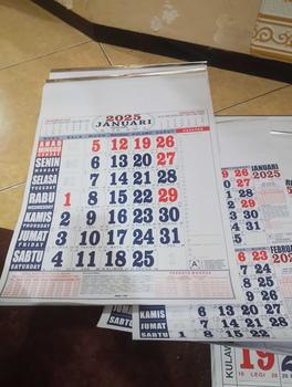 Product Review of KODE MDA 109 II Kalender Nasional 2025 KALENDER JUMBO 2025 / Kalender Dinding JUMBO 2025 41x60cm from T** O**t 0