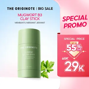 [Special Price] The Originote Mugwort B3 Clay Stick Mask - Masker Wajah Mugwort Membantu menenangkan dan Membuat Wajah Kencang dan Halus with Niacinamide Acid Propolis Berjerawat Mencerahkan Berminyak anti-acne jerawat deep clean pore clarifying mask pore