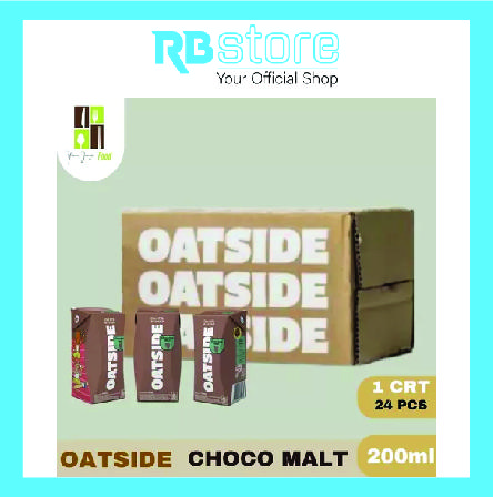 OATSIDE OATMILK CHOCOLATE MALT DUS isi 24PCS 200ML Sedotan (Straw) 1