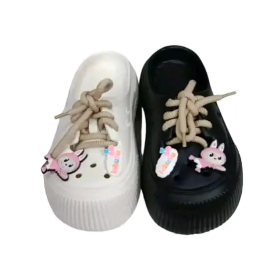 Sandal Sepatu Wanita Jelly Model Terbaru  Motip Labubu Nyaman Dan Ringan. . Karet 4
