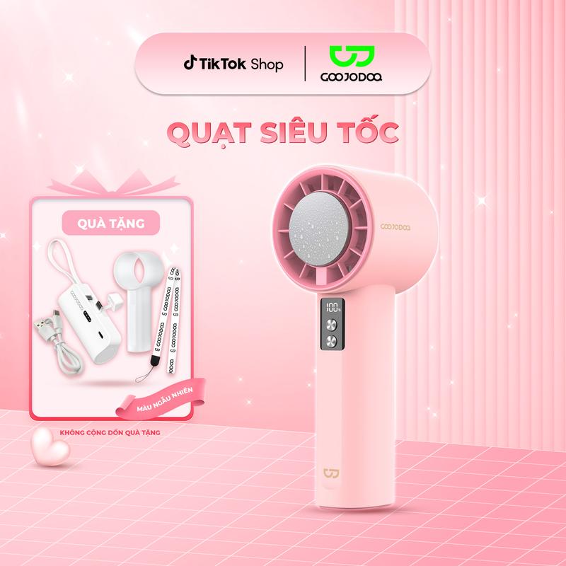 【GOOJODOQ*KOL】 COMBO QUẠT SÒ LẠNH+SẠC MINI NGẪU NHIÊN+ỐP, LÀM MÁT, LÀM LẠNH, MÀN HÌNH KỸ THUẬT SỐ, ĐÈN LED, PHỤ KIỆN