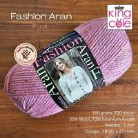 Gambar Benang Rajut King Cole - FASHION ARAN - Pink dari Nofiberphobia Kota Surabaya 4 Tokopedia
